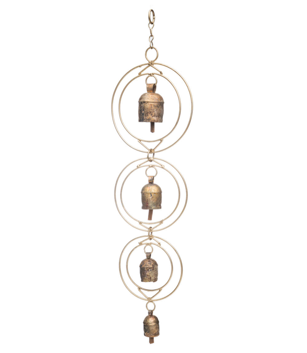Ushas Dawn Long Rustic Bell Wind Chime - Hand Tuned – Bells