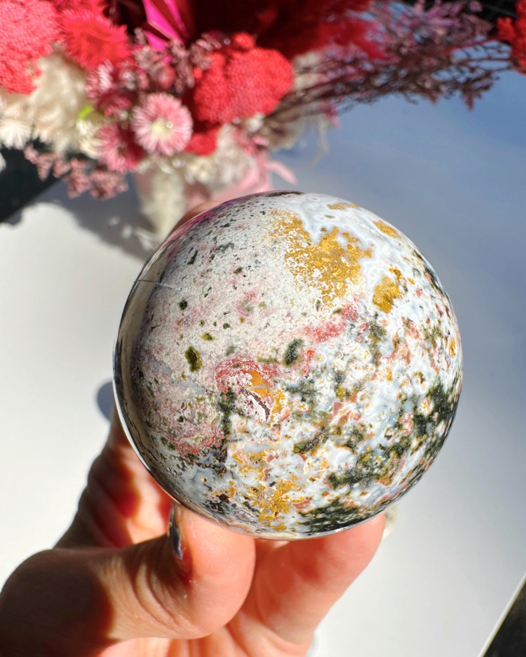 Ocean Jasper Sphere –