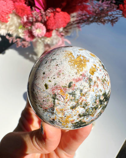 Ocean Jasper Sphere –