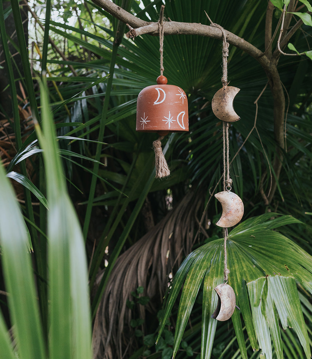 Indukala Moon Trio Wind Chime - Rustic bell – Bells
