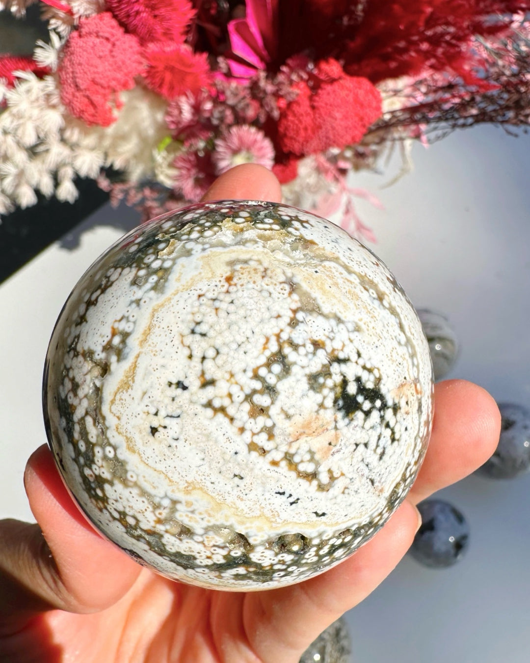 Ocean Jasper Sphere –