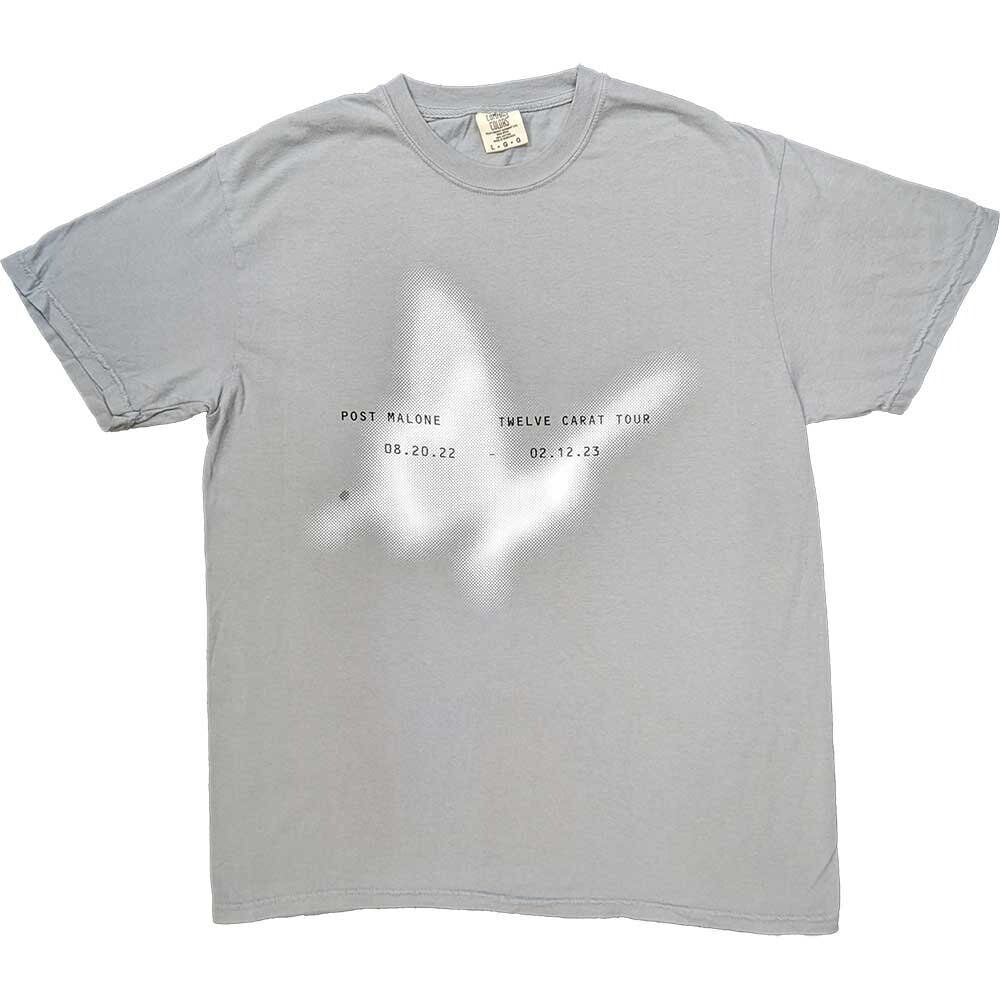 Post Malone Twelve Carat Tour T-Shirt | Butterfly Tee – XXL Men's T-shirts