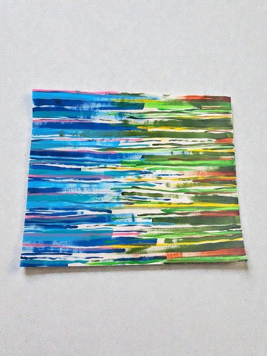 Changing Seasons Abstract Painting 14x17 - Original –