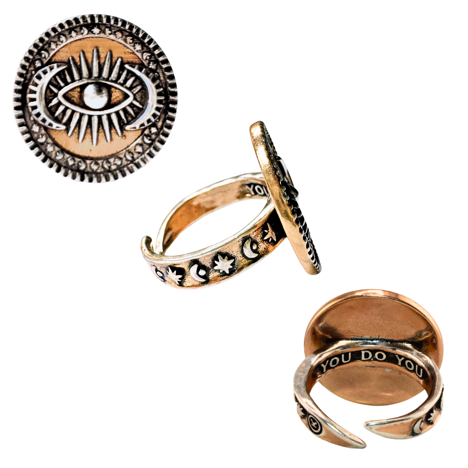 You Do You Third Eye Inspire Adjustable Ring – L (11-13) ring