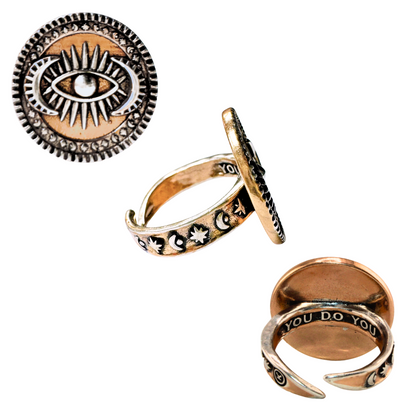You Do You Third Eye Inspire Adjustable Ring – L (11-13) ring
