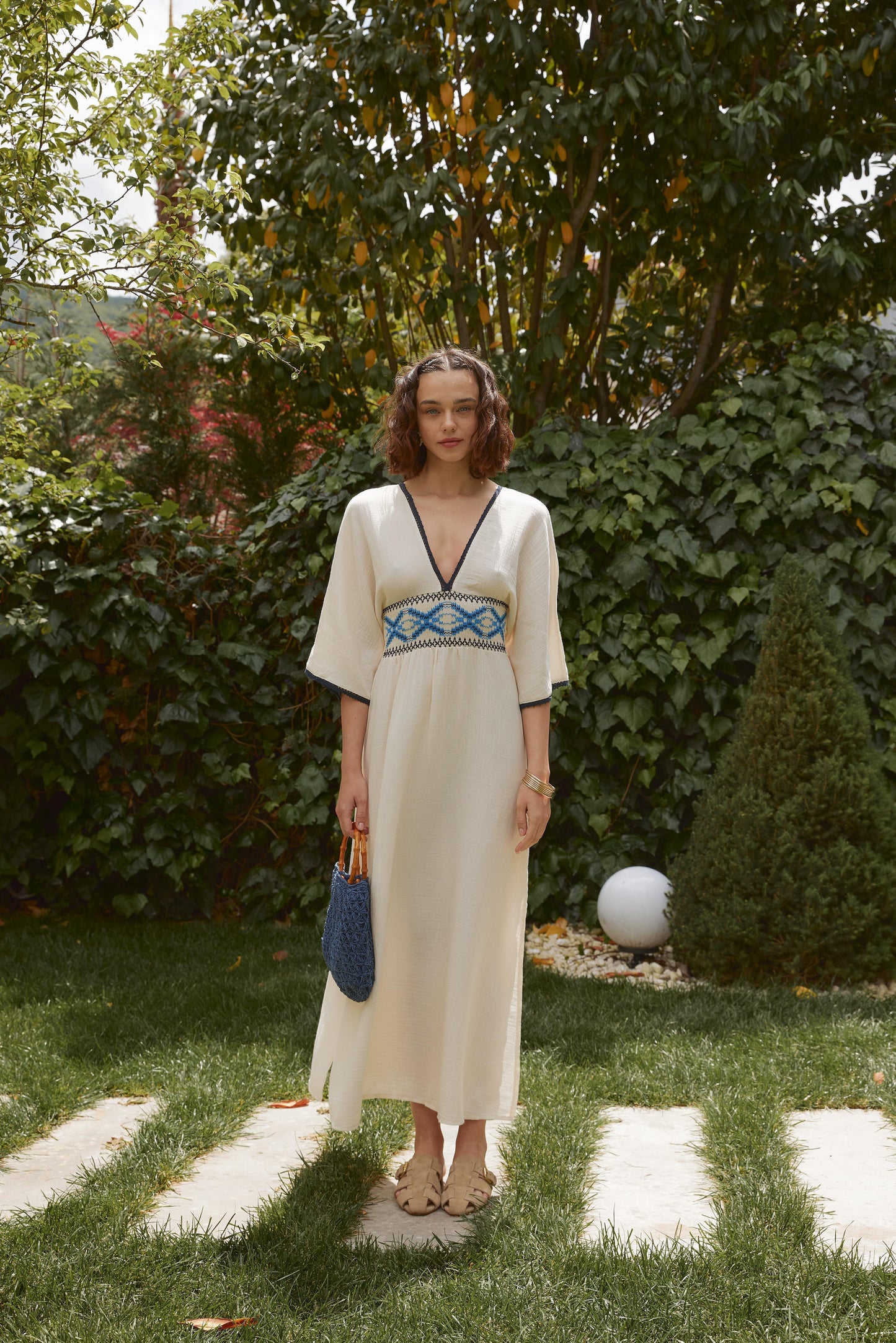 Embroidered Summer Dress