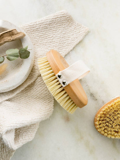 Eco-Friendly Oval Dry Brush – Beechwood & Sisal Bristles