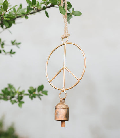 Air Element Peace Bell Wind Chime - Fair Trade Garden – Bells