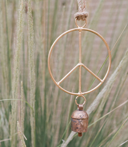 Air Element Peace Bell Wind Chime - Fair Trade Garden – Bells