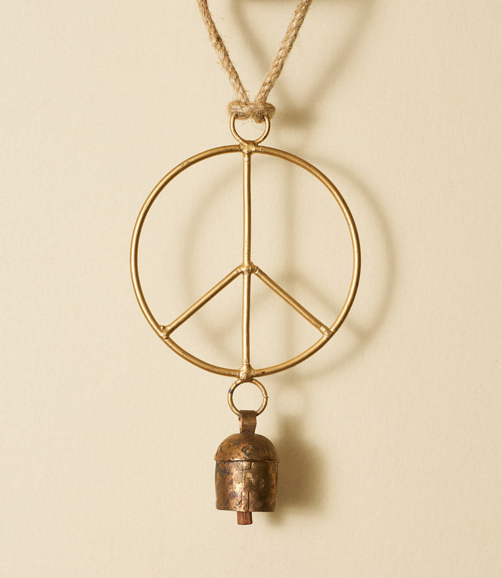 Air Element Peace Bell Wind Chime - Fair Trade Garden – Bells
