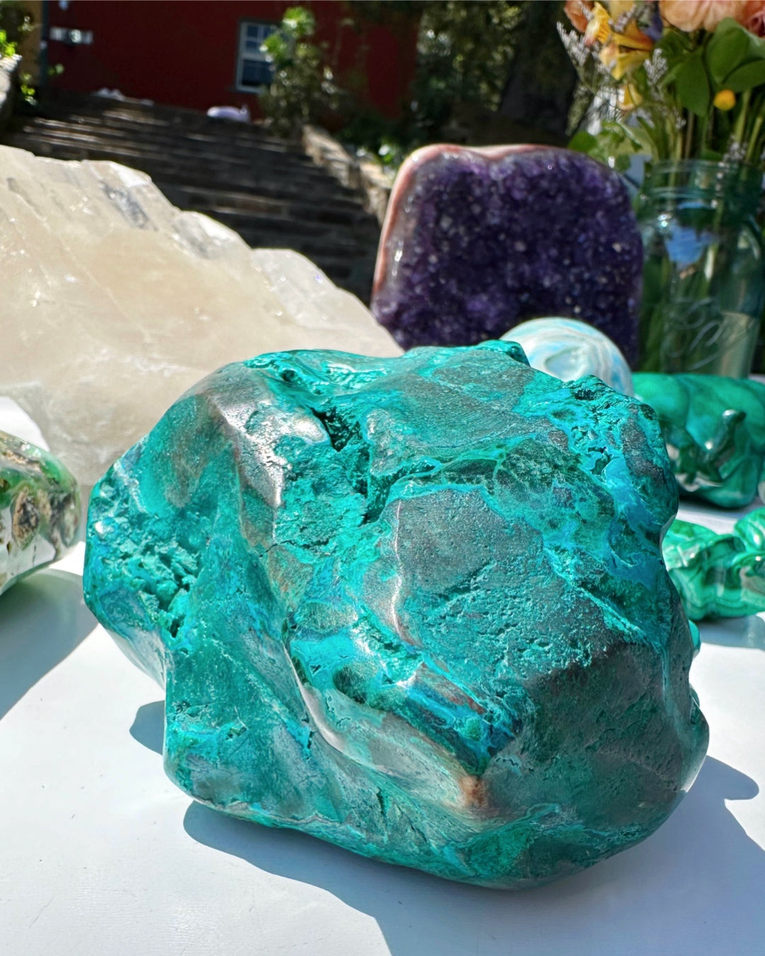 Chrysocolla w/ Malachite –