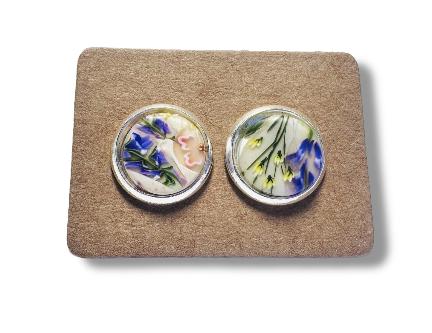 Handmade Clay Stud Earrings/Minimalist Earrings/Simple Earrings