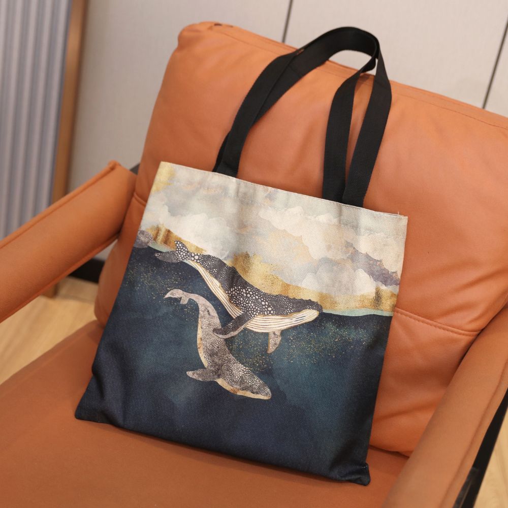 JAPANESE TOTE BAG – Whale