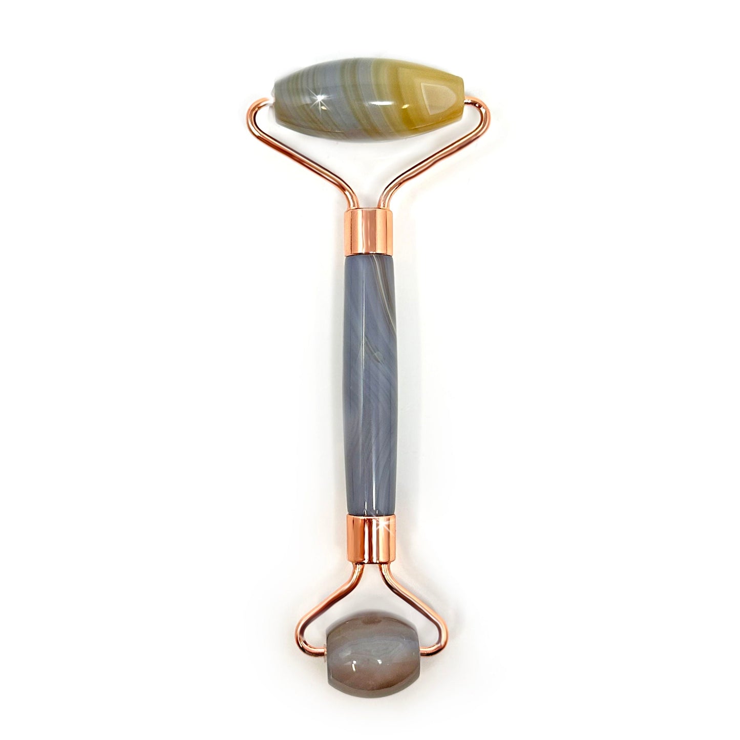 Crystal Face Roller – Natural Agate