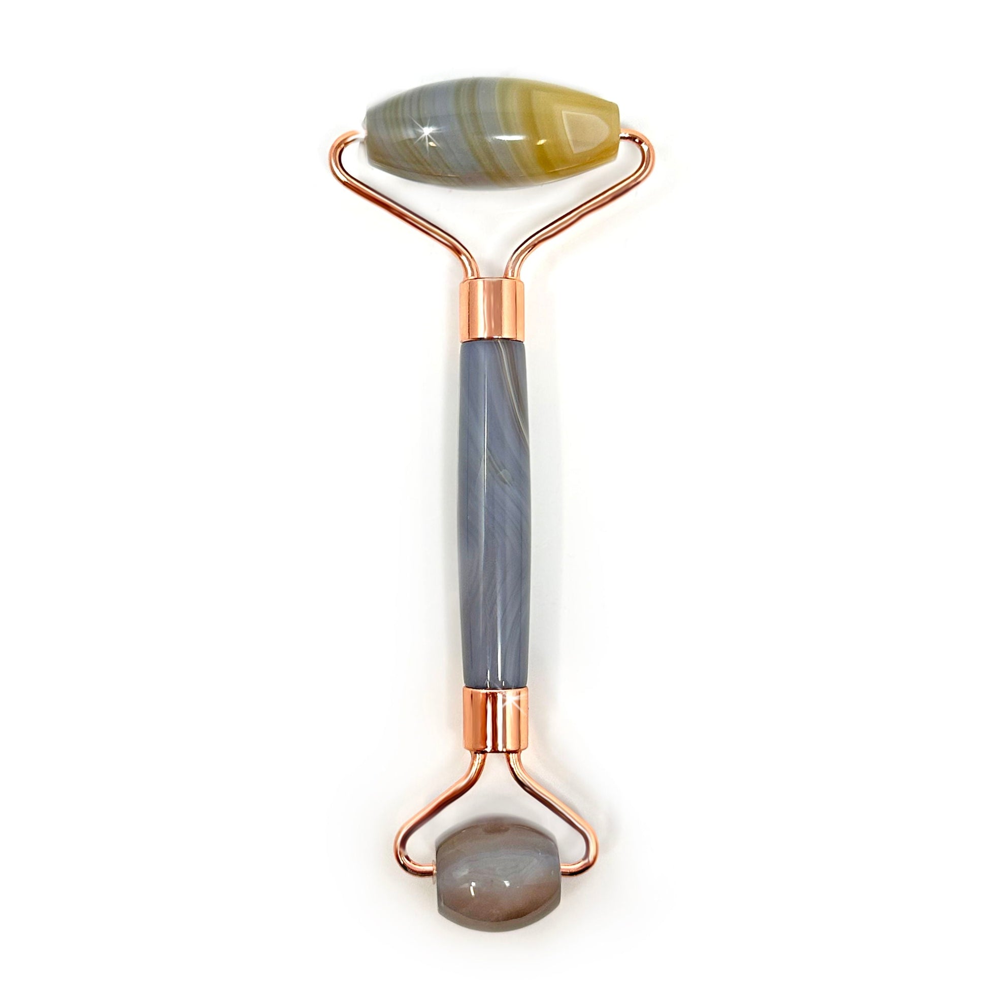 Crystal Face Roller – Natural Agate