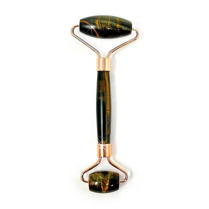 Crystal Face Roller – Blue Tiger Eye