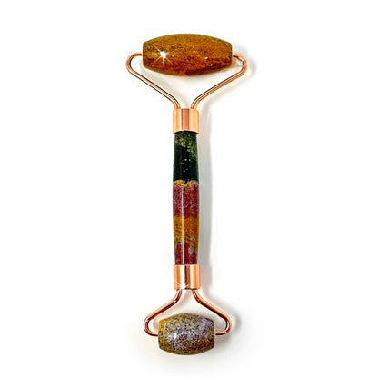 Crystal Face Roller – Ocean Jasper