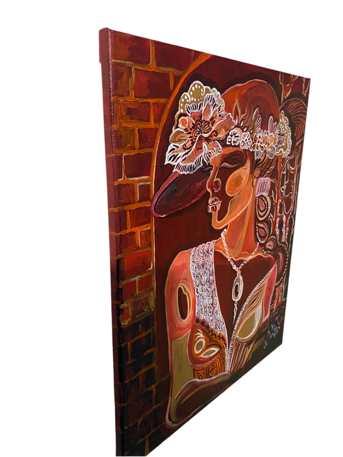 Perfection on the Earth - Original Acrylic 16x20 – Abstract modern