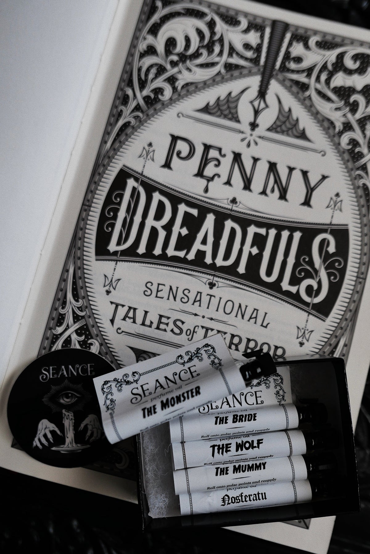 The Penny Dreadfuls Perfume Oil Sample Set, 7 Scents