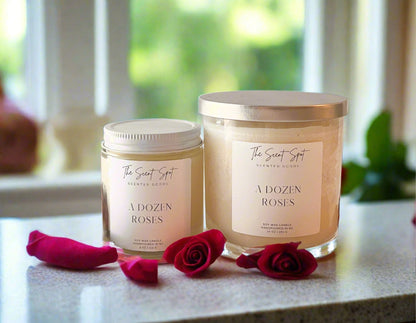 Rose Soy Candle - A Dozen Roses – Candle