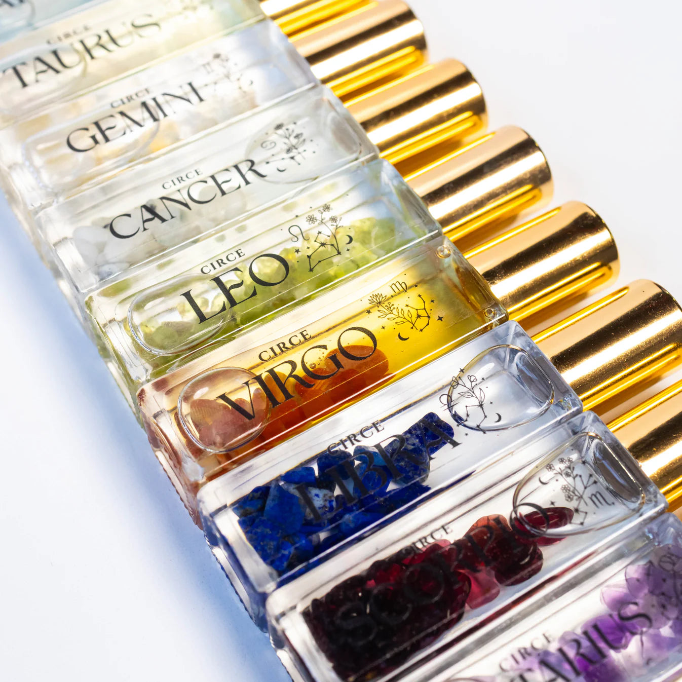 Zodiac Perfume Oil Set – 12 Gemstone‑Infused Zodiac Scents – perfume