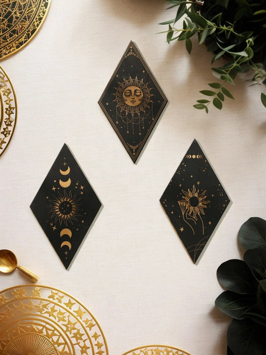 Wood Witchy Wall Plaques – home decor