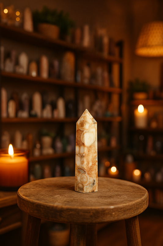 Brown Aragonite Tower