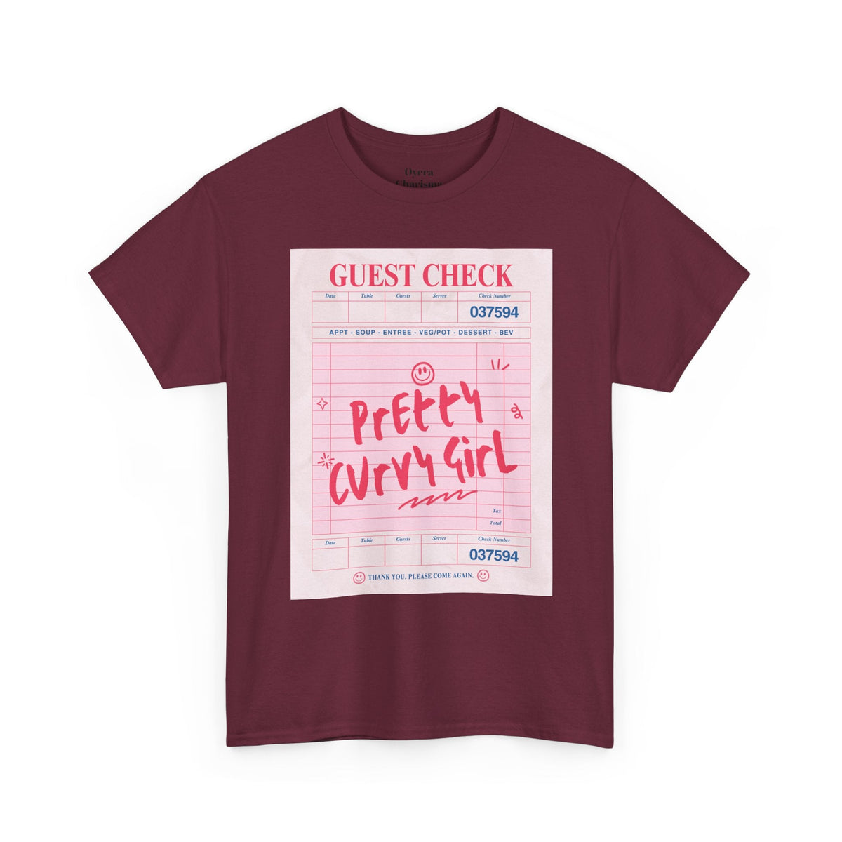 Pretty Curvy Girl Graphic T-Shirt | Body-Positive Tee