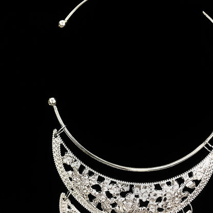 Thai Retro Bohemian Collar Necklace — Ethnic Auspicious Pattern | Gold, Silver, Ancient Silver