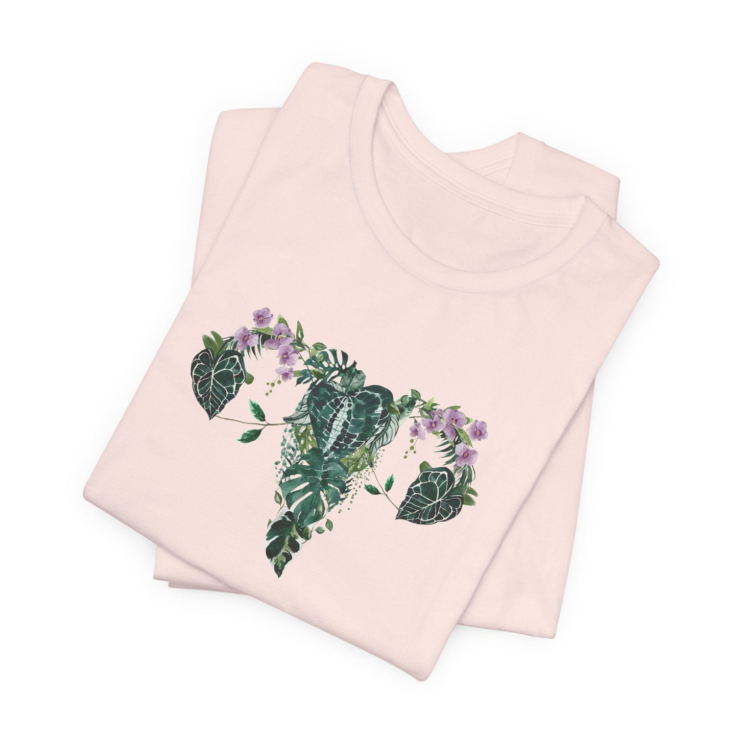Uterus with plants tshirt. My body,, my rules my choice shirt. Proud Feminist shirt