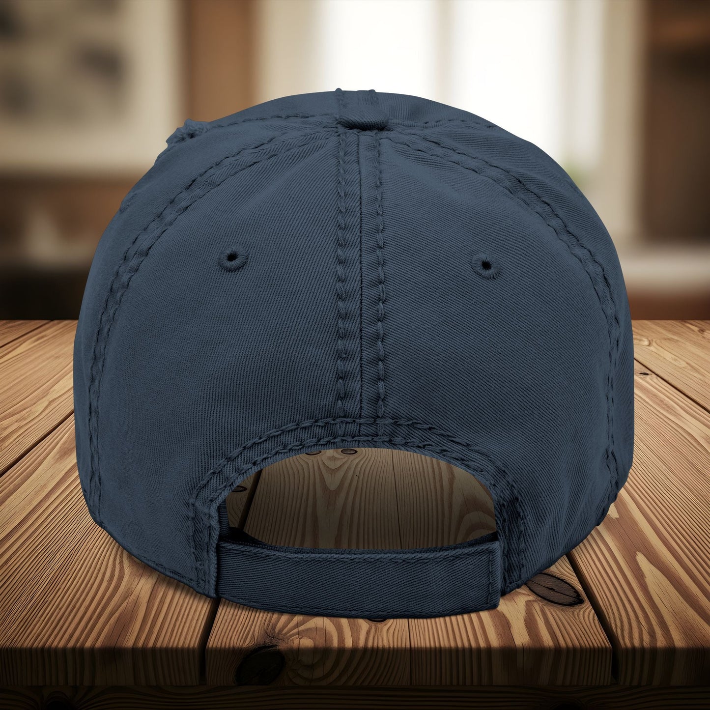 Bespattered Facade "All the Colors" Rainbow Embroidered Distressed Dad Hat