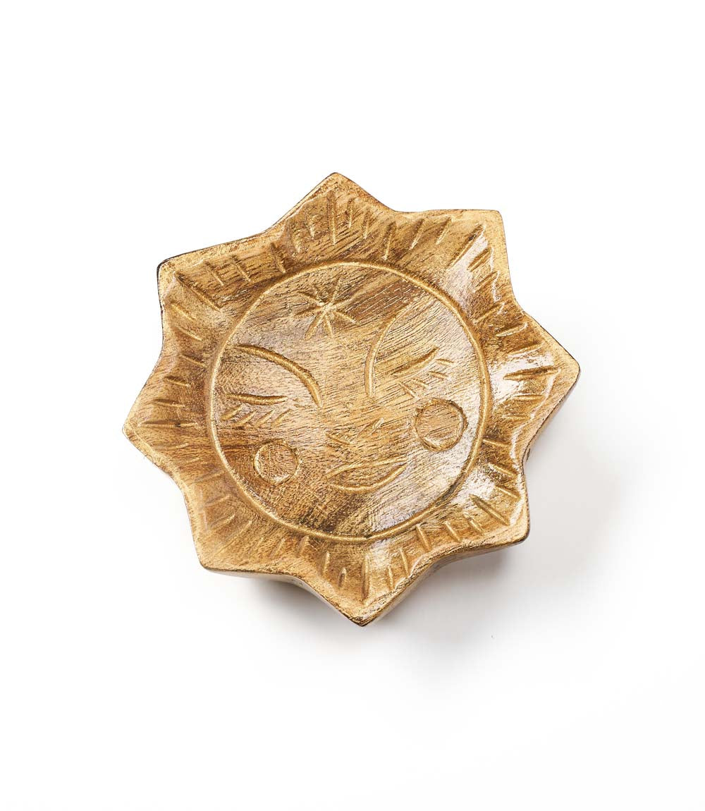 Chamak Sun Jewelry Tray - Metallic Painted Wood – Jewelry Tray