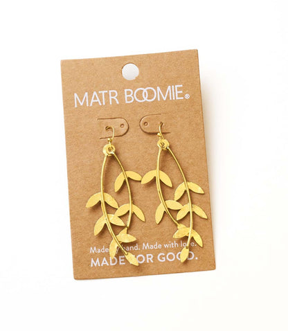 Aamani Linear Vine Dangle Earring – Earrings