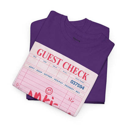 Anti-Social Graphic T-Shirt – Retro Guest Check Tee