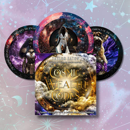 Cosmic Wealth Codes Affirmation Deck: 55 Cards for Abundance