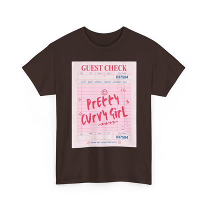 Pretty Curvy Girl Graphic T-Shirt | Body-Positive Tee