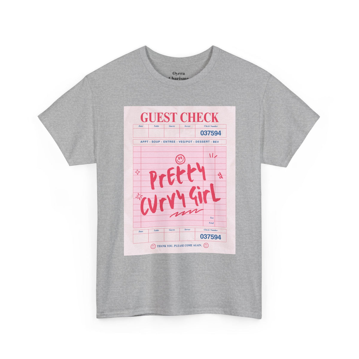 Pretty Curvy Girl Graphic T-Shirt | Body-Positive Tee