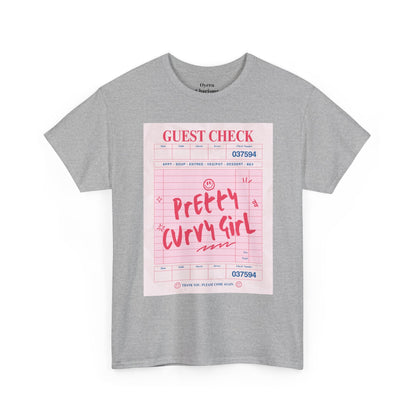 Pretty Curvy Girl Graphic T-Shirt | Body-Positive Tee