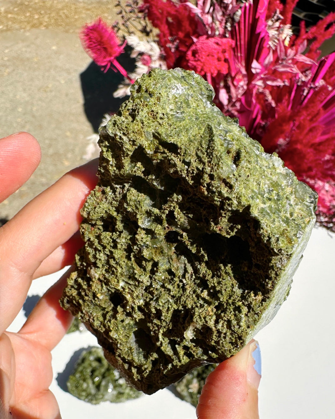 Epidote Quartz Cluster –