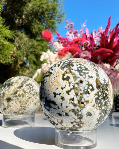 Ocean Jasper Sphere –