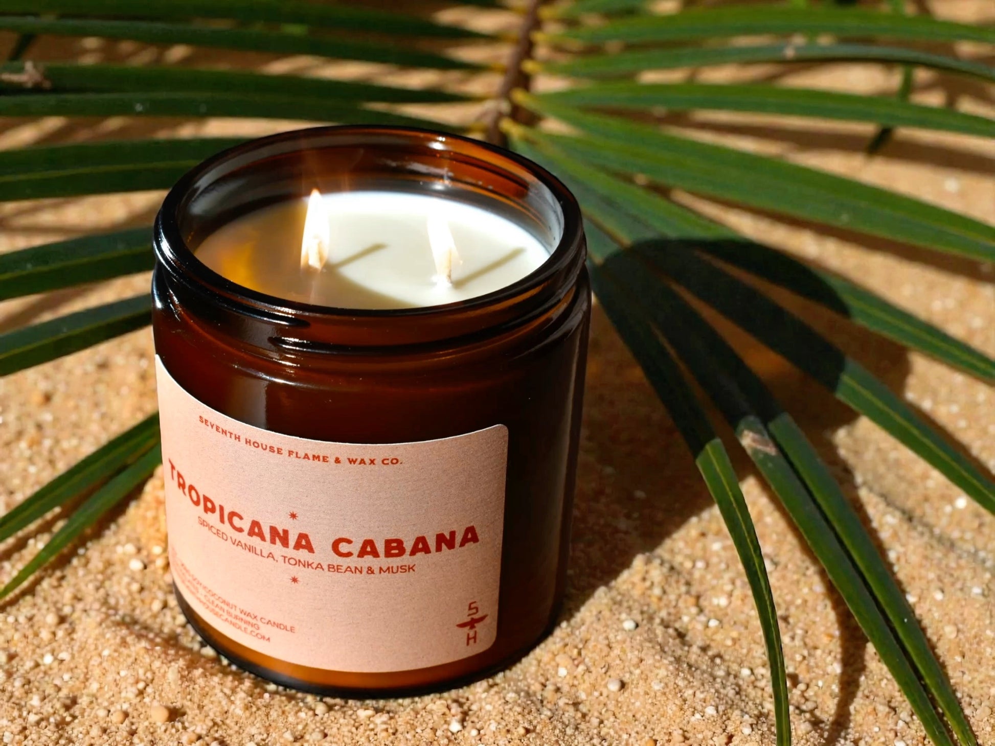 Tropicana Cabana Candle | Pistachio Coconut Scented Candle –