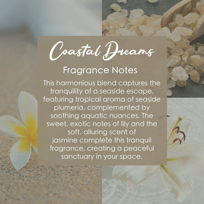 Coastal Dreams Crystal-Enhanced Premium Coconut-Soy Wax Melts – Crystal Wax Melts