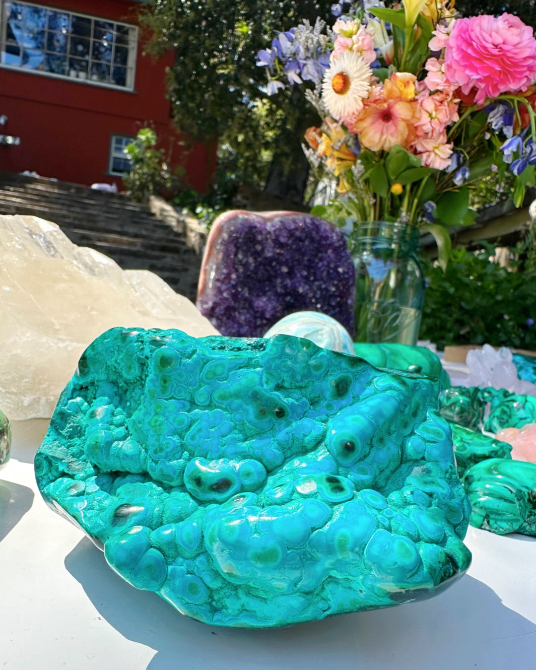 Chrysocolla w/ Malachite –