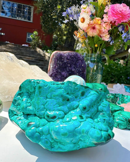 Chrysocolla w/ Malachite –
