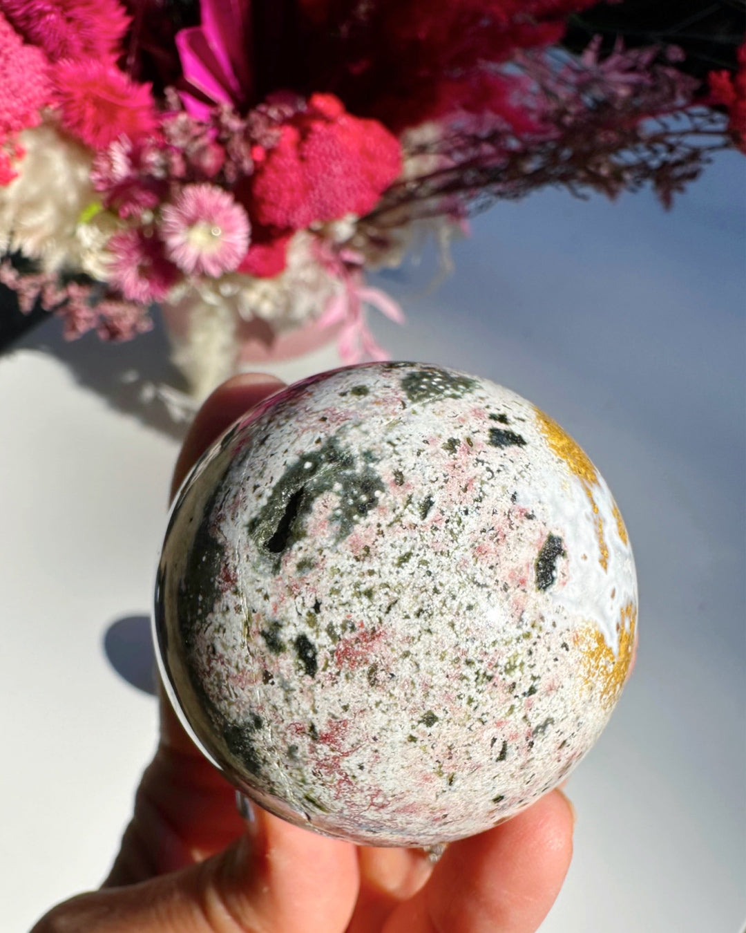 Ocean Jasper Sphere –
