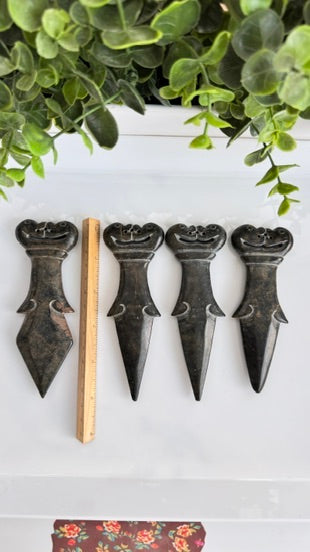 Kissing Dragon Jade Athame – Hand-Carved 5" Ritual Knife – Crystals