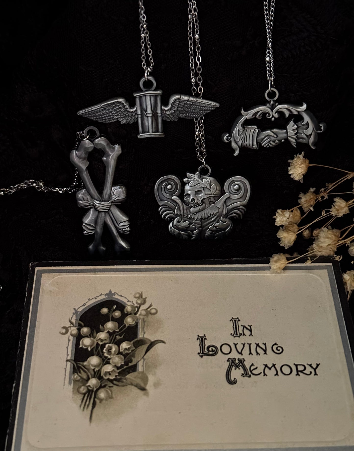 Carved In Stone- Bow and Bones – Adornments