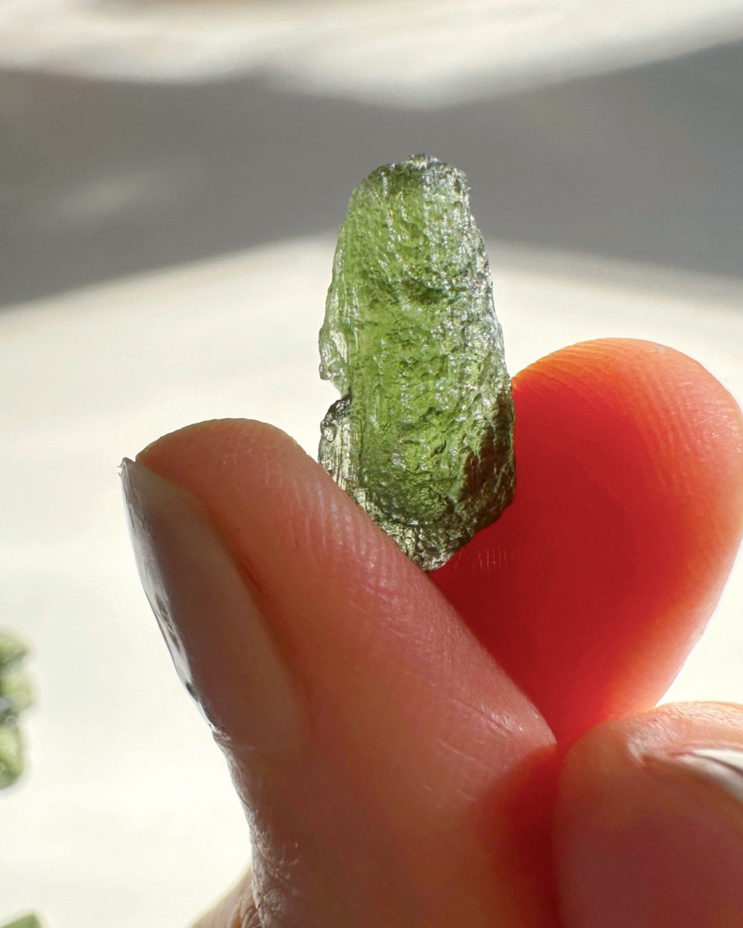 Chlum Moldavite #8 - AA –