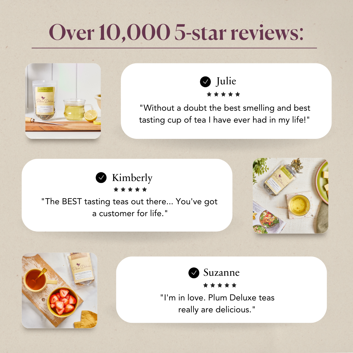 Vanilla Crème Herbal Tea – Honeybush with Calendula (Sold by the oz)