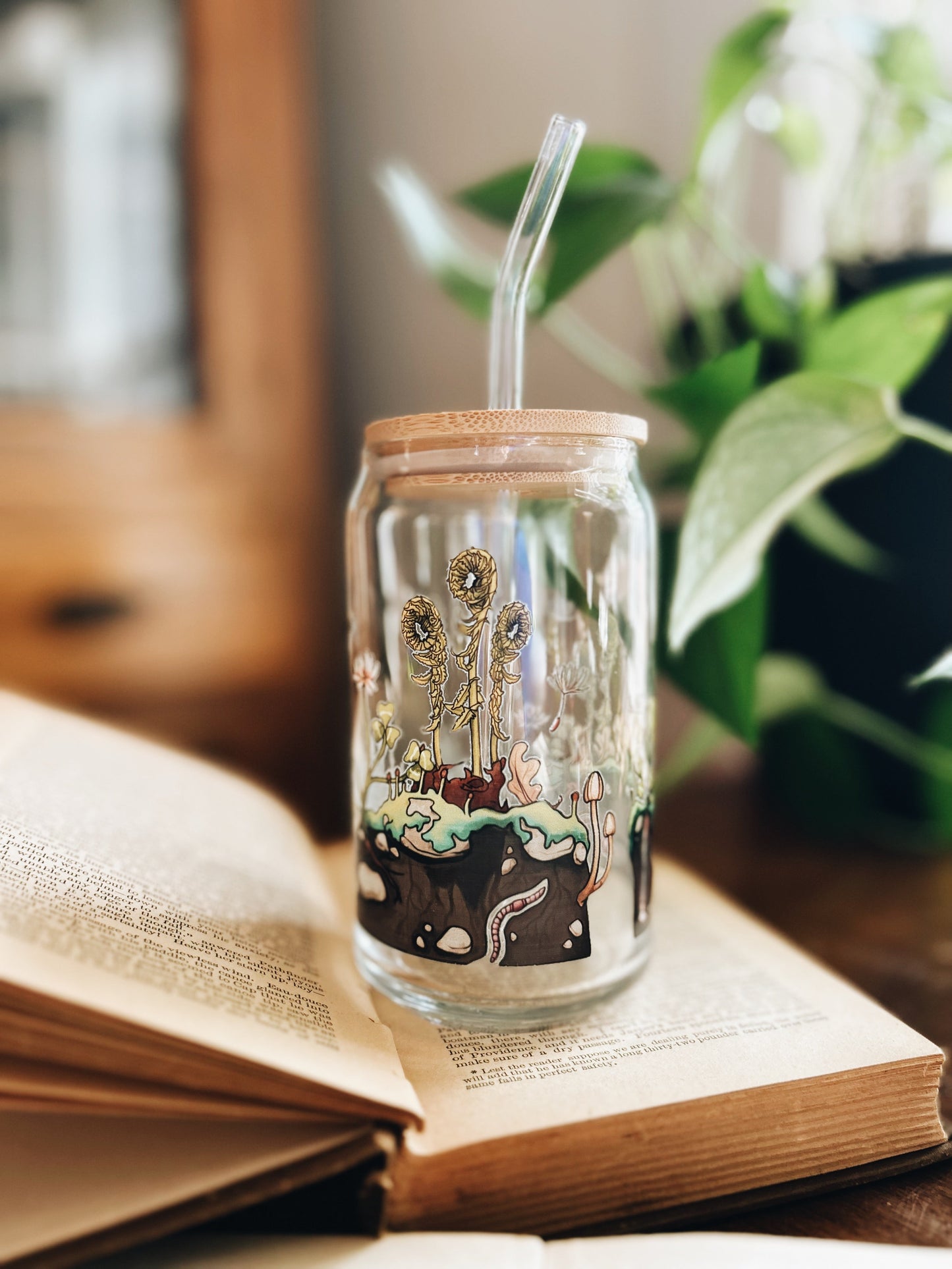 Wee Dirt Friends Glass, handmade